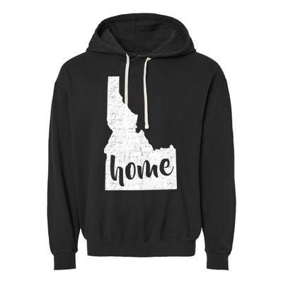 Idaho Home State Garment-Dyed Fleece Hoodie