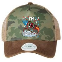 I'm His Sparkler July 4th His And Hers Matching Couples Cute Legacy Tie Dye Trucker Hat