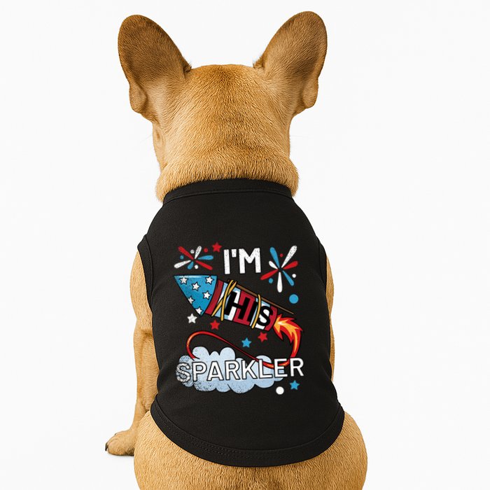 I'm His Sparkler July 4th His And Hers Matching Couples Cute Doggie Tank