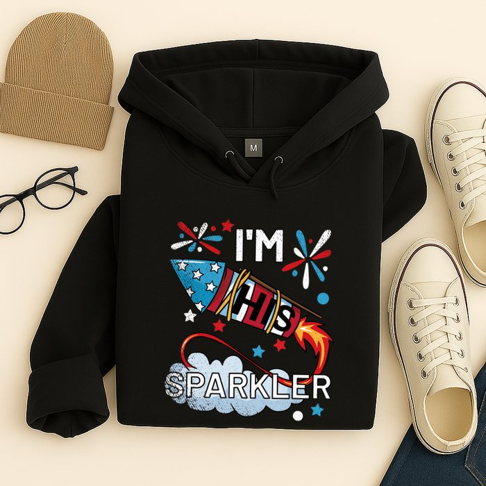 I'm His Sparkler July 4th His And Hers Matching Couples Cute Hoodie