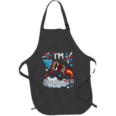 I'm His Sparkler July 4th His And Hers Matching Couples Cute Apron