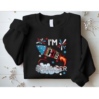 I'm His Sparkler July 4th His And Hers Matching Couples Cute Sweatshirt