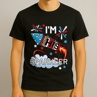 I'm His Sparkler July 4th His And Hers Matching Couples Cute T-Shirt