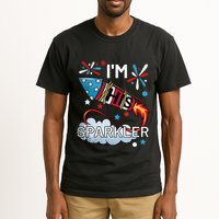 I'm His Sparkler July 4th His And Hers Matching Couples Cute Tall T-Shirt
