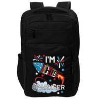 I'm His Sparkler July 4th His And Hers Matching Couples Cute Impact Tech Backpack