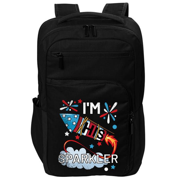 I'm His Sparkler July 4th His And Hers Matching Couples Cute Impact Tech Backpack