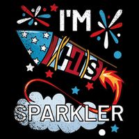 I'm His Sparkler July 4th His And Hers Matching Couples Cute Backpack