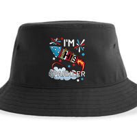 I'm His Sparkler July 4th His And Hers Matching Couples Cute Sustainable Bucket Hat
