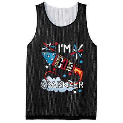 I'm His Sparkler July 4th His And Hers Matching Couples Cute Mesh Reversible Basketball Jersey Tank
