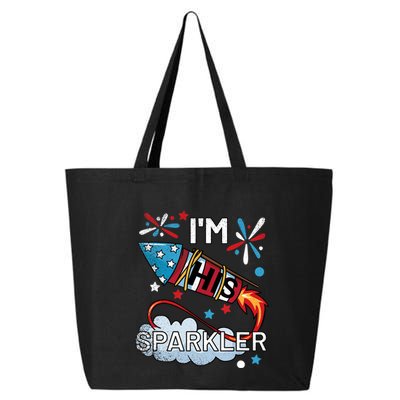I'm His Sparkler July 4th His And Hers Matching Couples Cute 25L Jumbo Tote