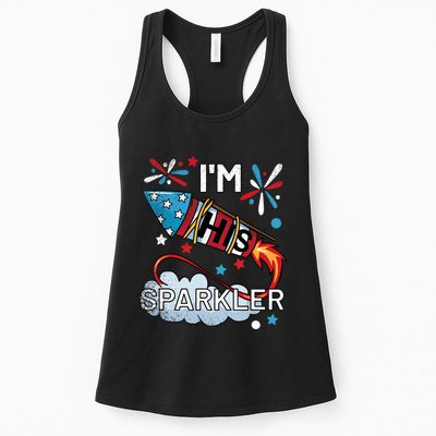 I'm His Sparkler July 4th His And Hers Matching Couples Cute Womens Tank Top