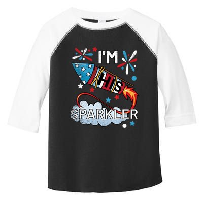 I'm His Sparkler July 4th His And Hers Matching Couples Cute Toddler Fine Jersey T-Shirt
