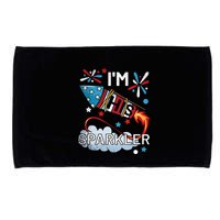 I'm His Sparkler July 4th His And Hers Matching Couples Cute Microfiber Hand Towel