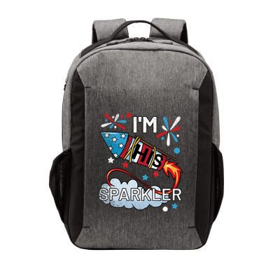 I'm His Sparkler July 4th His And Hers Matching Couples Cute Vector Backpack