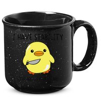 I Have Stability Ability To Stab Funny Meme Sayings 15oz Campfire Ceramic Mug