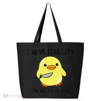 I Have Stability Ability To Stab Funny Meme Sayings 25L Jumbo Tote