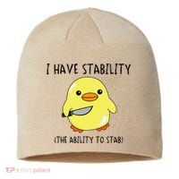I Have Stability Ability To Stab Funny Meme Sayings Sustainable Beanie