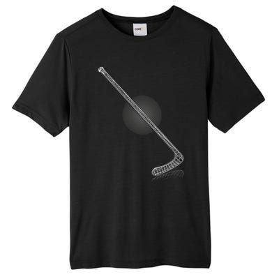 Ice Hockey Stick Player Gift Tall Fusion ChromaSoft Performance T-Shirt