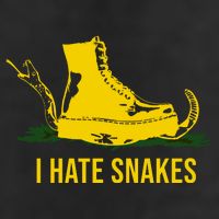 I Hate Snakes Don't Thread On Me Flag Cool Comfort Performance Bucket Hat