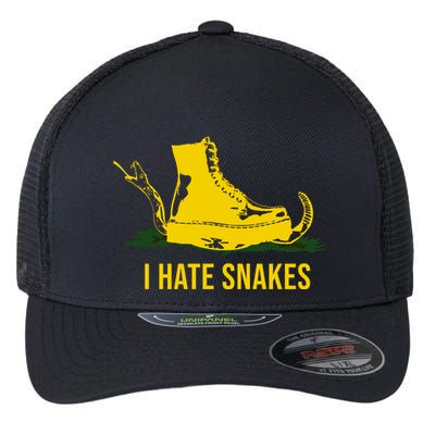I Hate Snakes Don't Thread On Me Flag Flexfit Unipanel Trucker Cap