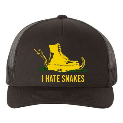 I Hate Snakes Don't Thread On Me Flag Yupoong Adult 5-Panel Trucker Hat