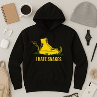 I Hate Snakes Don't Thread On Me Flag Hoodie