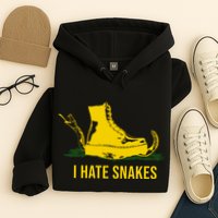 I Hate Snakes Don't Thread On Me Flag Hoodie