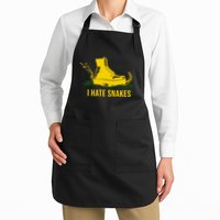 I Hate Snakes Don't Thread On Me Flag Apron