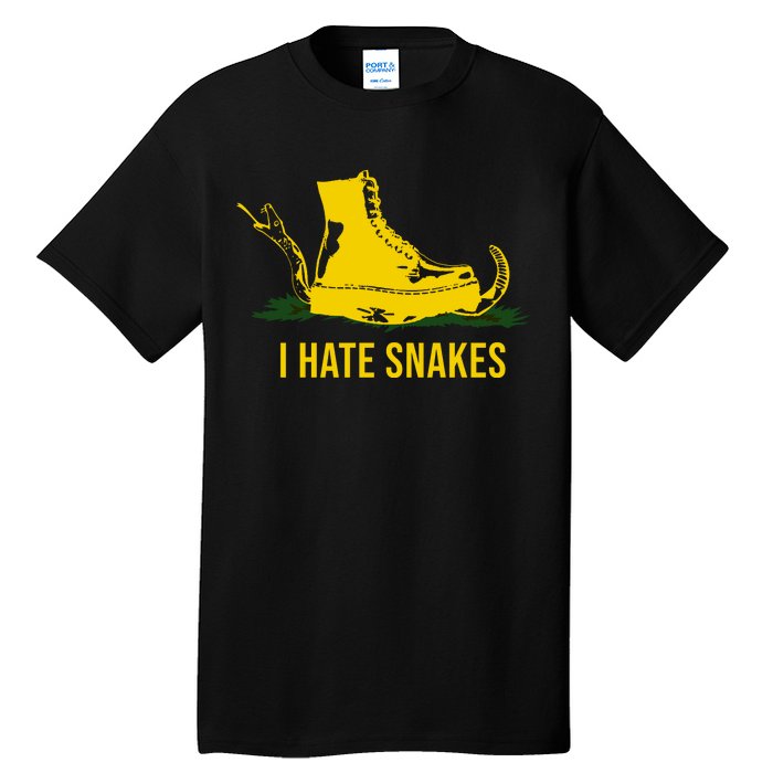 I Hate Snakes Don't Thread On Me Flag Tall T-Shirt