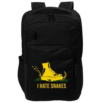 I Hate Snakes Don't Thread On Me Flag Impact Tech Backpack