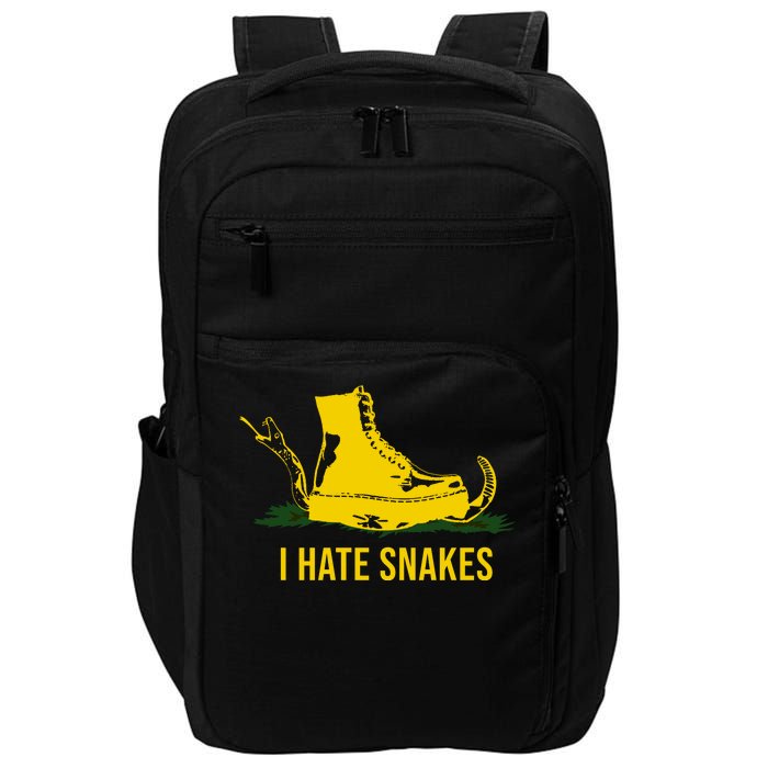 I Hate Snakes Don't Thread On Me Flag Impact Tech Backpack