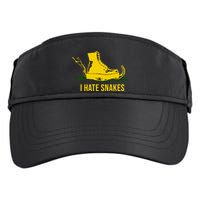 I Hate Snakes Don't Thread On Me Flag Adult Drive Performance Visor