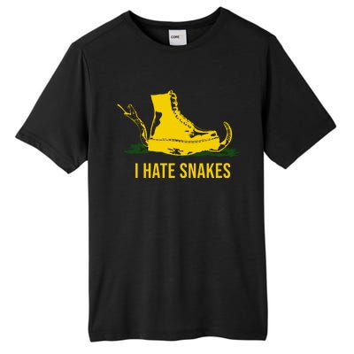 I Hate Snakes Don't Thread On Me Flag Tall Fusion ChromaSoft Performance T-Shirt