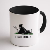 I Hate Snakes Don't Thread On Me Flag Mug