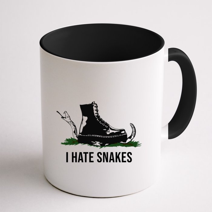 I Hate Snakes Don't Thread On Me Flag Mug