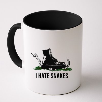 I Hate Snakes Don't Thread On Me Flag Mug