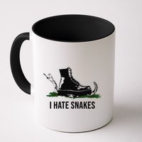 I Hate Snakes Don't Thread On Me Flag Mug