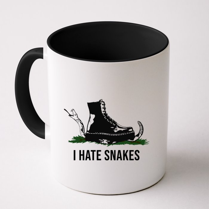 I Hate Snakes Don't Thread On Me Flag Mug
