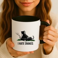 I Hate Snakes Don't Thread On Me Flag Mug