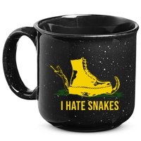 I Hate Snakes Don't Thread On Me Flag 15oz Campfire Ceramic Mug