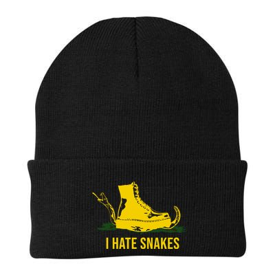 I Hate Snakes Don't Thread On Me Flag Beanie