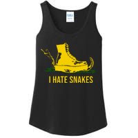 I Hate Snakes Don't Thread On Me Flag Ladies Essential Tank