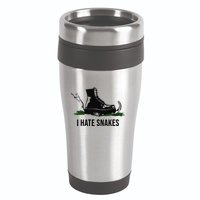 I Hate Snakes Don't Thread On Me Flag 16oz Travel Tumbler