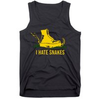 I Hate Snakes Don't Thread On Me Flag Tank Top