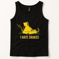 I Hate Snakes Don't Thread On Me Flag Tank Top