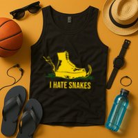 I Hate Snakes Don't Thread On Me Flag Tank Top