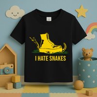 I Hate Snakes Don't Thread On Me Flag Toddler T-Shirt