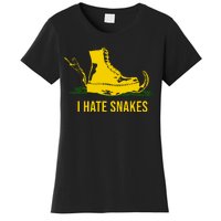 I Hate Snakes Don't Thread On Me Flag Women's T-Shirt