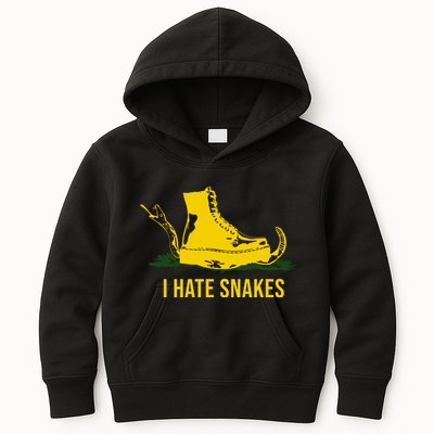 I Hate Snakes Don't Thread On Me Flag Kids Hoodie