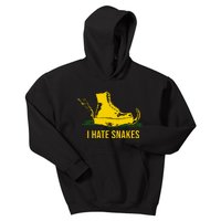 I Hate Snakes Don't Thread On Me Flag Kids Hoodie